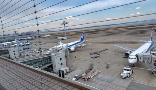 羽田空港に飛行機を見に行ってきたよ